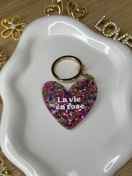 Key ring - LIFE IN PINK