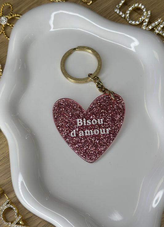 Porte-clef - BISOUS D’AMOUR