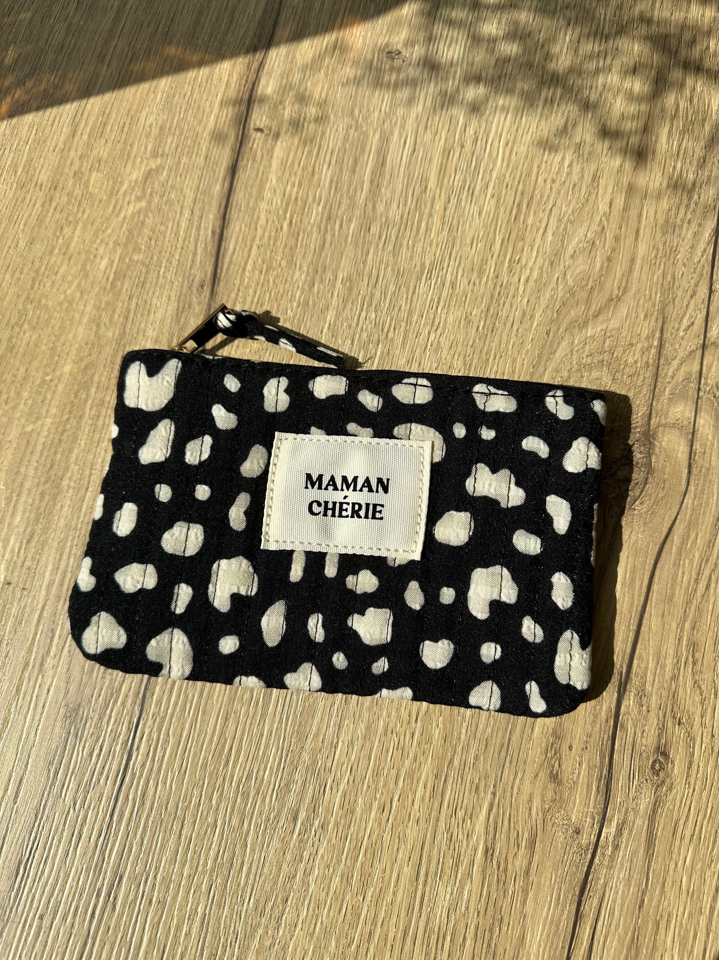 Pochette MAMAN léopard